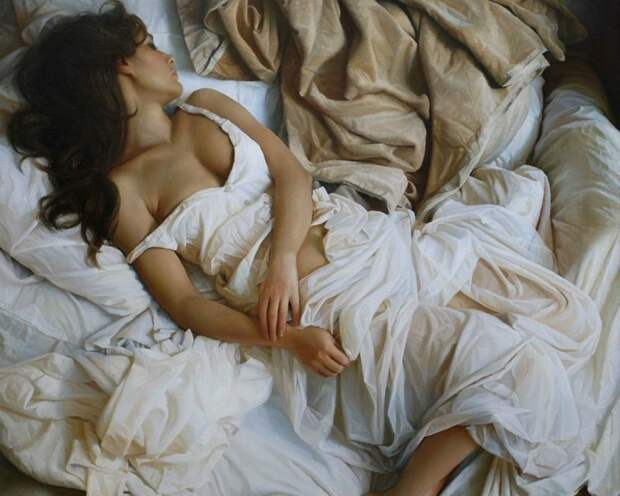 Реалистичные картины Сергея Маршенникова Любовь, искусство, красиво, не пошло, рисунки