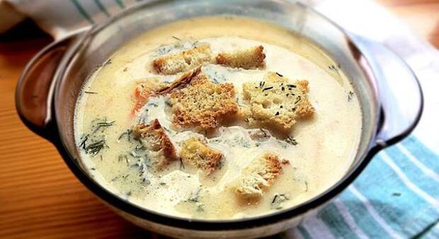 Сырный суп по-французски — рецепт