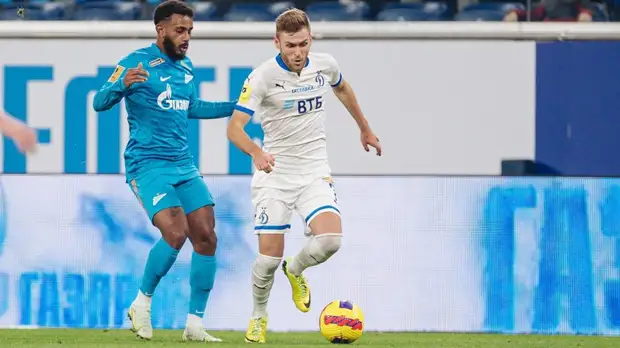 «Зенит» снова повёл в матче с «Динамо»