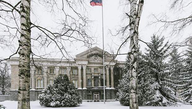 Здание посольства РФ в Финляндии. Архивное фото