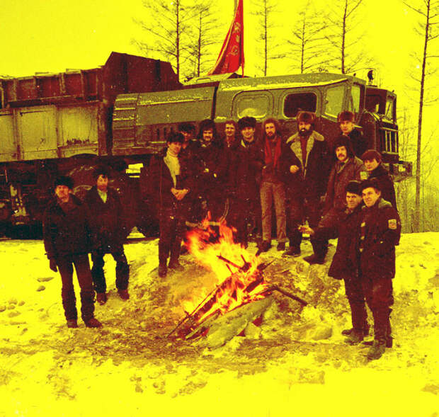 Северомуйский тоннель, БАМ, фотографии, комсомольская стройка, бамовцы, автобаза №2, Бамтоннельстрой, Шариков Владислав Иванович
