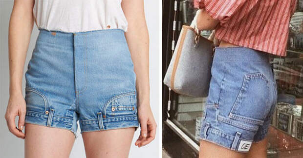 Перевернутые джинсовые шорты за 385$ – новое предложение для модниц. Есть первые покупатели!