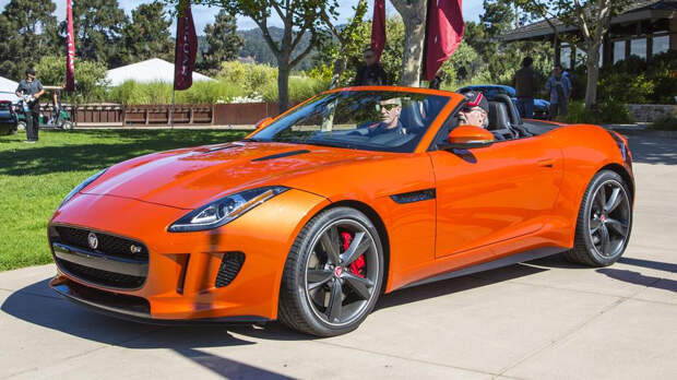 2014 Jaguar F-type Цвет: оранжевый песок (Jaguar Cars)
