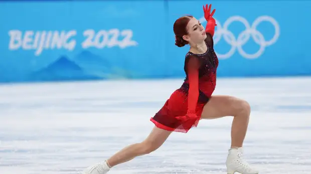 Опубликовано видео проката короткой программы Трусовой на ОИ-2022