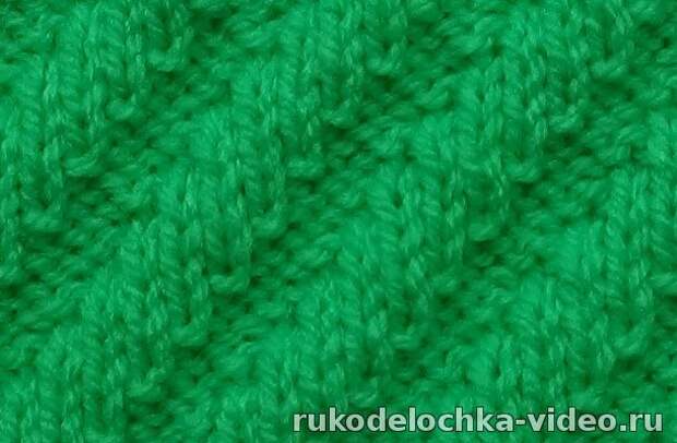 Два очень интересных узора спицами