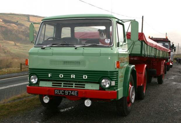 Ford D-800 (1967) - британская модель ford, американские грузовики, грузовик