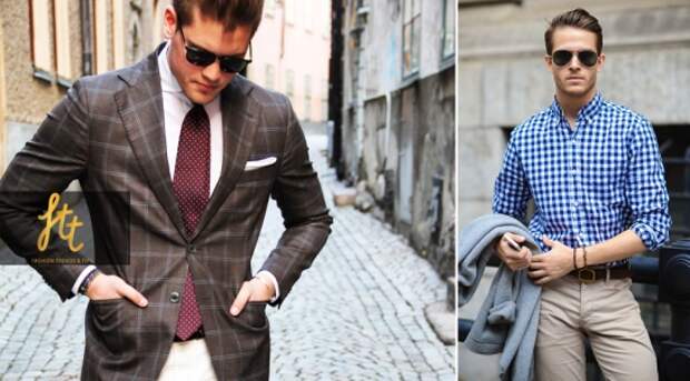 Check Suits Fashion