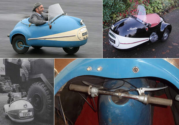 13. Самый мотоциклетный — Bruetsch Mopetta (Германия, 1956) авто, история, факты
