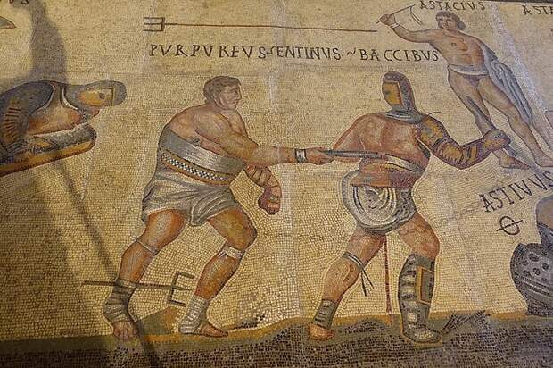 На самом деле, бойцы на арене были совсем не горой мышц. /Фото: commons.wikimedia.org На самом деле, бойцы на арене были совсем не горой мышц. /Фото: commons.wikimedia.org