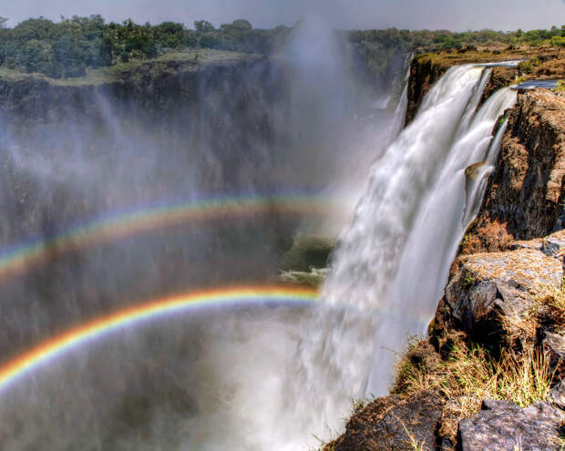 rainbow22 Радуга над самым большим водопадом в мире