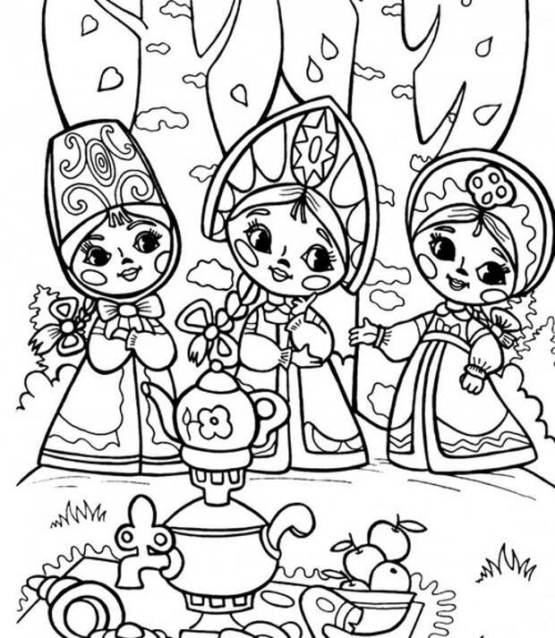 Раскраски по мультикам