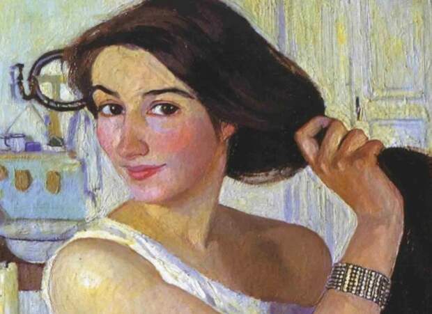 Зинаида Серебрякова «За туалетом. Автопортрет» Зинаида Серебрякова «За туалетом. Автопортрет»