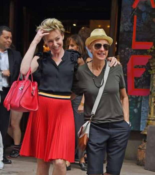 Ellen DeGeneres and Portia de RossiImages