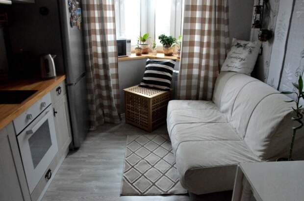 Объединяем кухню со спальней:  примеры для маленьких квартир