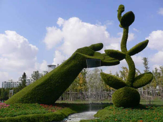 Стиль сада.Ландшафтная архитектура. Садово-парковое искусство Китая.Топиарное искусство.