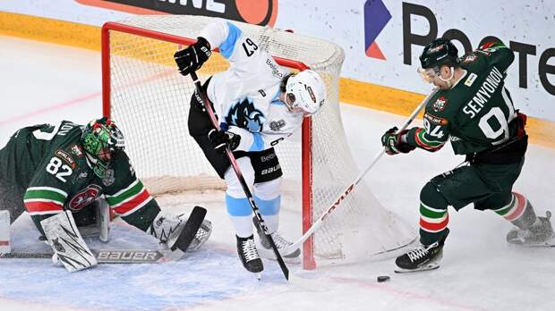 В первом периоде «Ак Барс» и минское «Динамо» набрали 38 минут штрафа