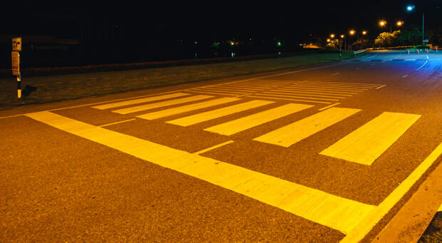 Crosswalk at night