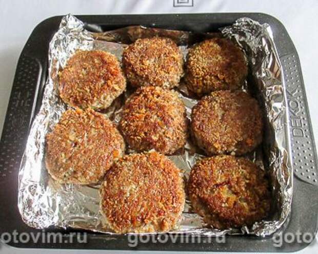 Фотографии рецепта Биточки из куриного фарша с гречкой и сыром в мультиварке, 05 Биточки из куриного фарша с гречкой и сыром в мультиварке, Шаг 05