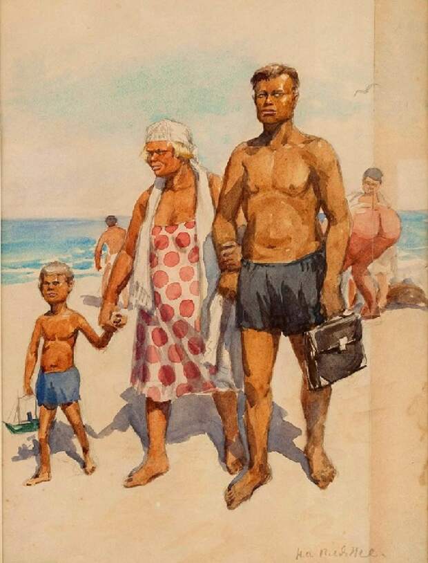 На море. Автор: Иван Владимиров. На море. Автор: Иван Владимиров.