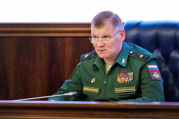 Официальный представитель Министерства обороны Российской Федерации Игорь Конашенков. Источник изображения: https://vk.com/denis_siniy