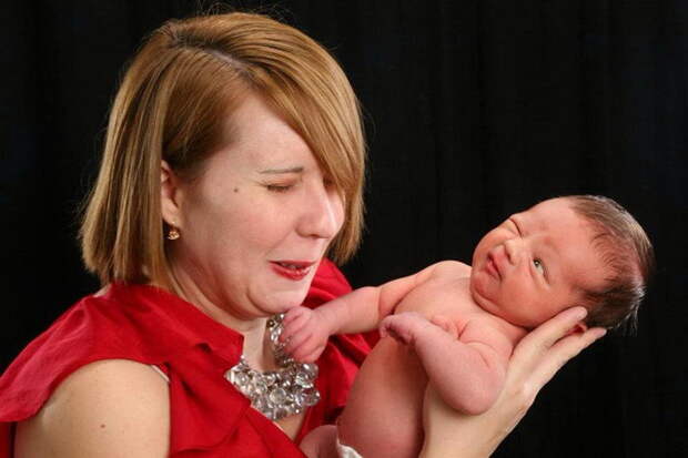 Фотосессии новорожденных, на которых что-то пошло не так