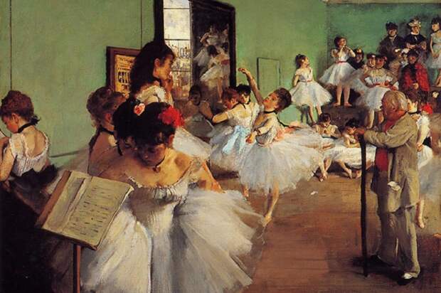 Пастельная живопись Эдгара Дега из цикла «Танцовщицы».