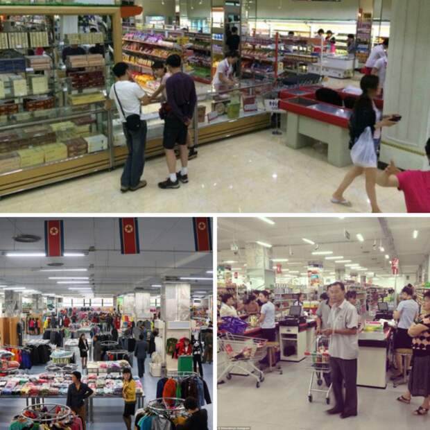 торговый центр в Северонй Корее