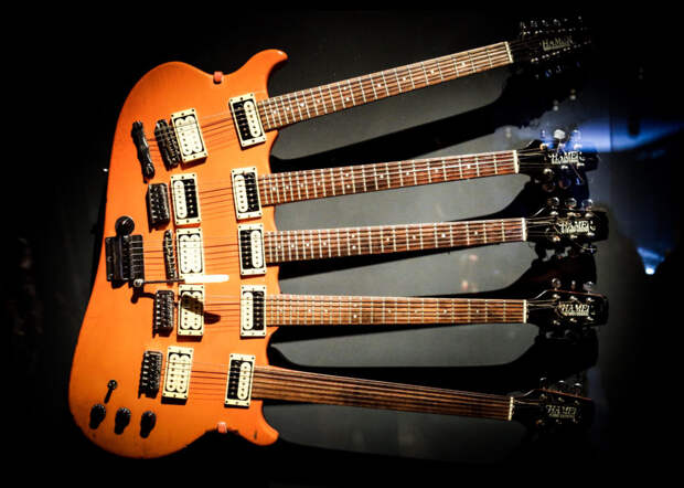 Картинки по запросу Гитара «Hamer Five-Neck»