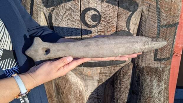 В Канаде нашли древнюю дубину индейцев