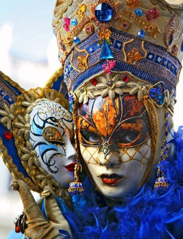 Венецианские карнавальные маски как искусство и в фотографиях