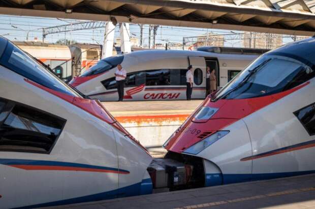 Между Москвой и Петербургом запустили дополнительный «Сапсан»