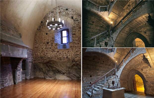 Интерьер средневекового замка после реставрации (Il Castello di Verres, Италия). Интерьер средневекового замка после реставрации (Il Castello di Verres, Италия).