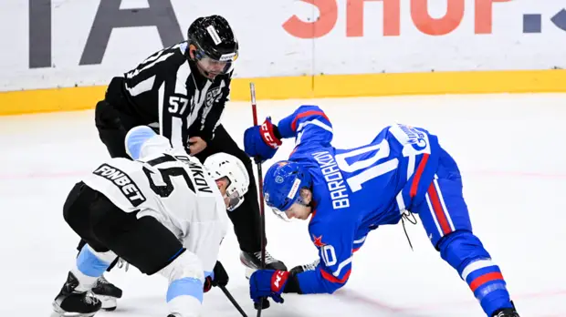 СКА обыграл рижское «Динамо» в матче КХЛ