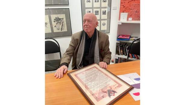 Встречи в «Открытом клубе»: выставка графики Бориса Мессерера и вечер писателя Юрия Нечипоренко