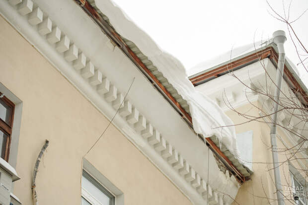 В Татарстане участились случаи повреждения газопроводов из‑за схода снега с крыш