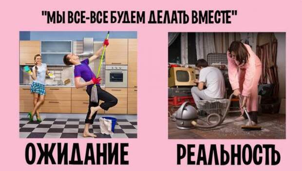 Семейная жизнь: ожидание и реальность