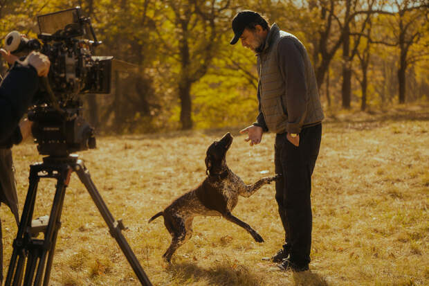 Бакур Бакурадзе на съёмках фильма «Лермонтов»