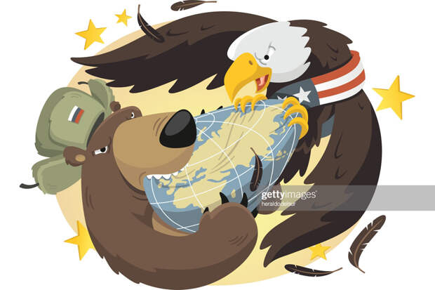Russian bear vs American eagle