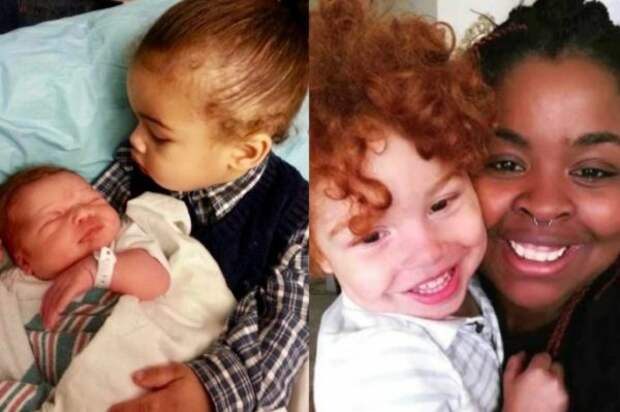У афроамериканской семьи родился светлокожий сын с рыжими волосами – это стало потрясением для всех
