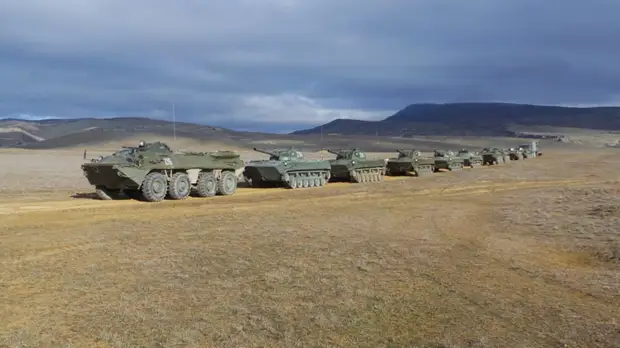 Морпехи Каспийской флотилии провели учения на полигоне в Дагестане