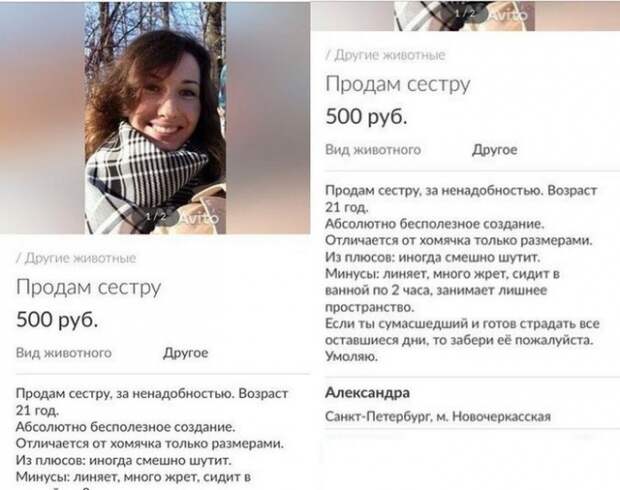 Веселые объявления с Avito (часть 3)