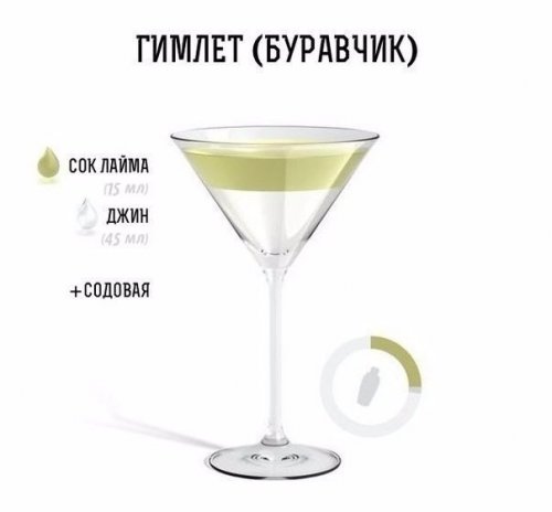 Рецепты алкогольных коктейлей в иллюстрациях (11 фото)