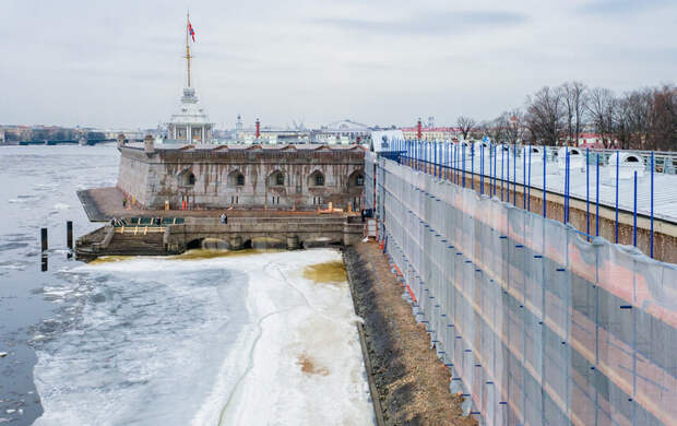 Реставрация Петропавловской крепости приближается к завершению