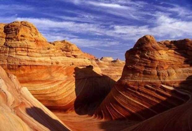"Аризонская Волна": уникальный песчаный заповедник США.