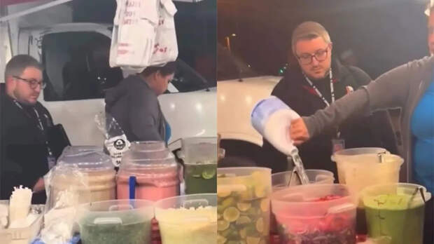 Инспекторы вылили отбеливатель на еду нелегального продавца тако