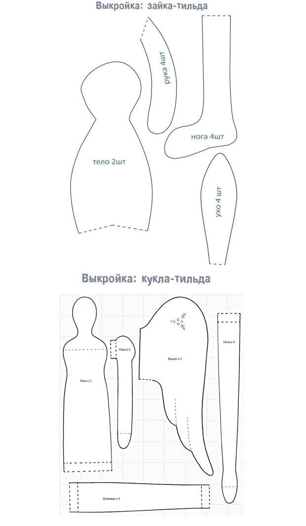 Как сшить тряпичную куклу своими руками