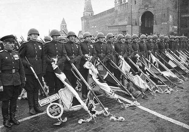 Парад Победы 24 июня 1945 года. 