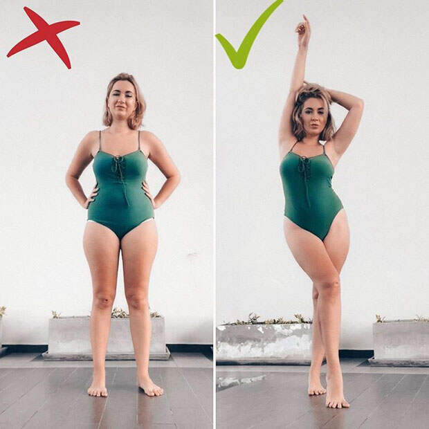 Пышкапозинг: девушка учит как обманывать на фото и делать фигуру идеальной — До и После