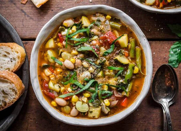 Вкус как в Италии: летний суп минестроне