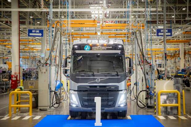 Продажи грузовиков Volvo в России взлетели на 31%: калужский завод наращивает производство